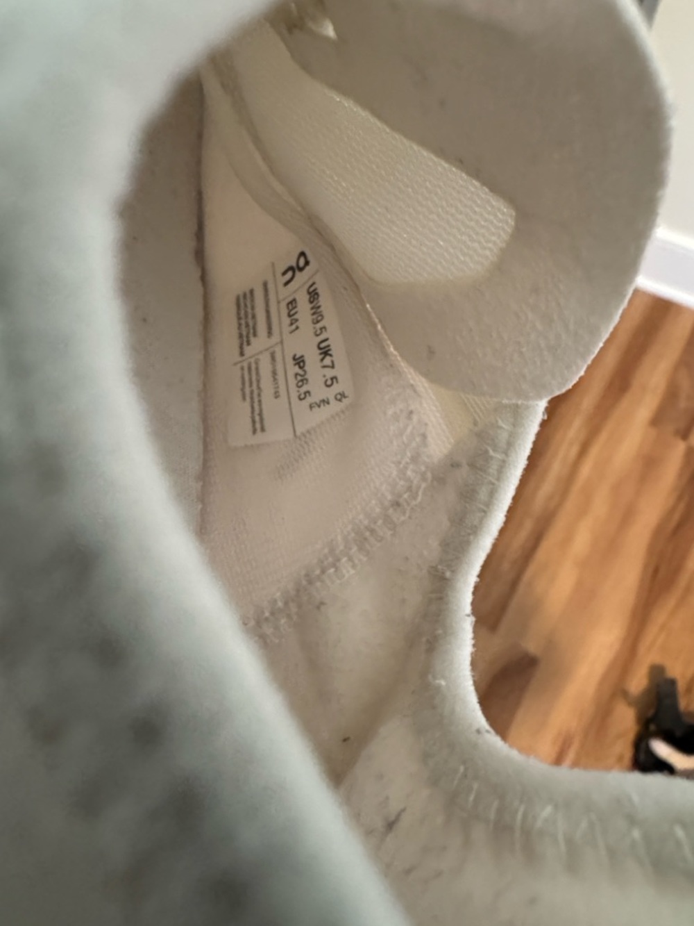 On Running Cloud Coast White/ Unbleached Women’s Running Shoes - Picture 11 of 11